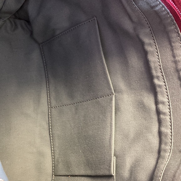 Italian leather raspberry suede handbag of Florence Italy NWT - Picture 11 of 13